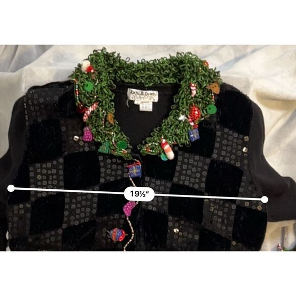 Women’s Holiday 3D buttons Christmas Sweater LARGE - Picture 7 of 12